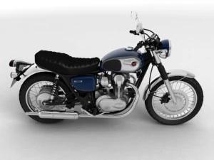 kawasaki w800 2014 3D Model