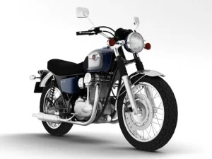 kawasaki w800 2014 3D Model
