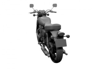 kawasaki w800 2014 3D Model