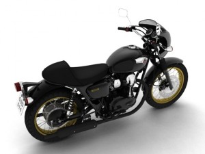 kawasaki w800 crs 2014 3D Модель