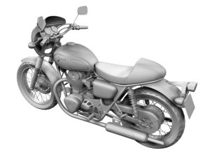 kawasaki w800 crs 2014 3D Модель