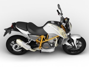 ktm 690 duke 2014 3D Model