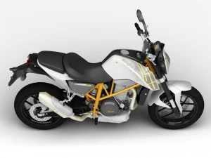 ktm 690 duke 2014 3D Model