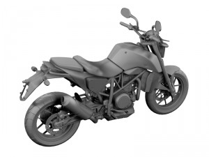 ktm 690 duke 2014 3D Model