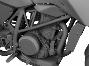 ktm 690 duke 2014 3D Model