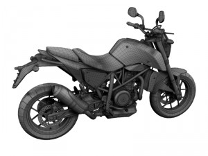 ktm 690 duke 2014 3D Model