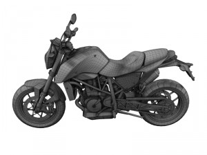 ktm 690 duke 2014 3D Model
