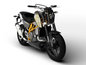 ktm 690 duke track 2014 3D Model