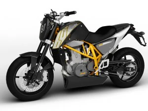 ktm 690 duke track 2014 3D Model