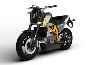 ktm 690 duke track 2014 3D Model