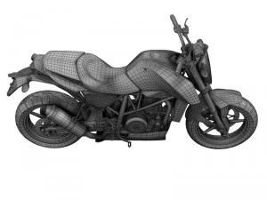 ktm 690 duke track 2014 3D Model