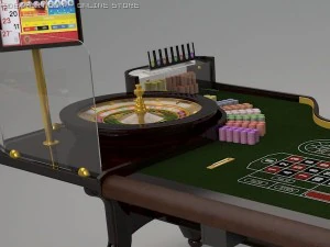 roulette table 3D Model