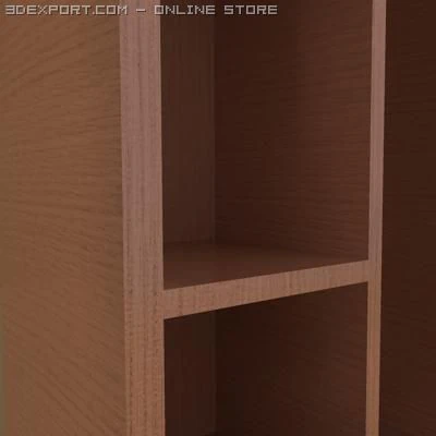 cupboard 3D Model .c4d .max .obj .3ds .fbx .stl .blend 