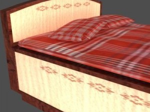 bed 3D Model