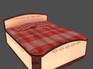 bed 3D Model
