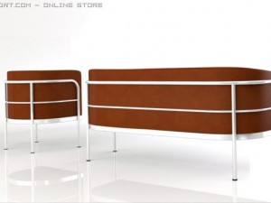 zanotta ondina chairs 3Dモデル