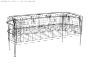 zanotta ondina chairs 3Dモデル