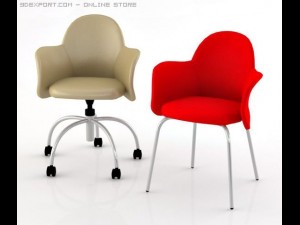 flower chair Modelo 3D