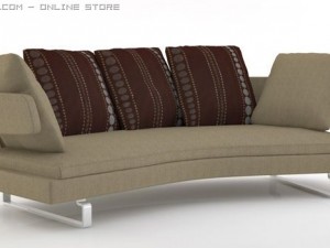 arne sofa Modelo 3D