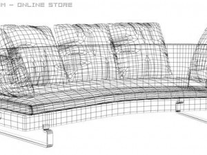 arne sofa 3D Model