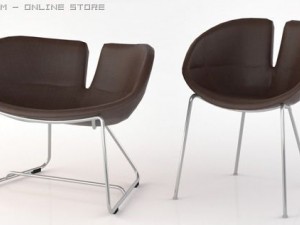 fjord chairs 3D Modell