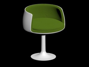 aero arnio cup chair Model 3D