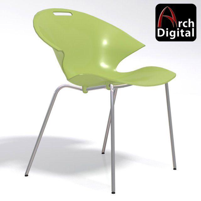 mono chair 3D 模型 .c4d .max .obj .3ds .fbx .stl .blend 