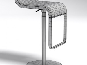 lem piston stool 3D Модель