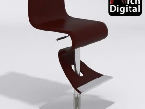 boston bar stool 3D Model