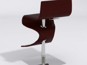 boston bar stool 3D मॉडल