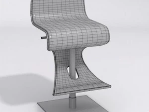 boston bar stool 3D Model