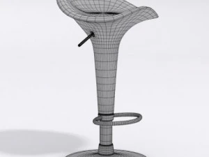 kitchen bar stool 3D Model