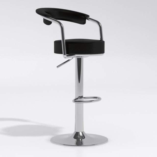 metropolitan swivel stool 3D Model .c4d .max .obj .3ds .fbx .stl .blend 