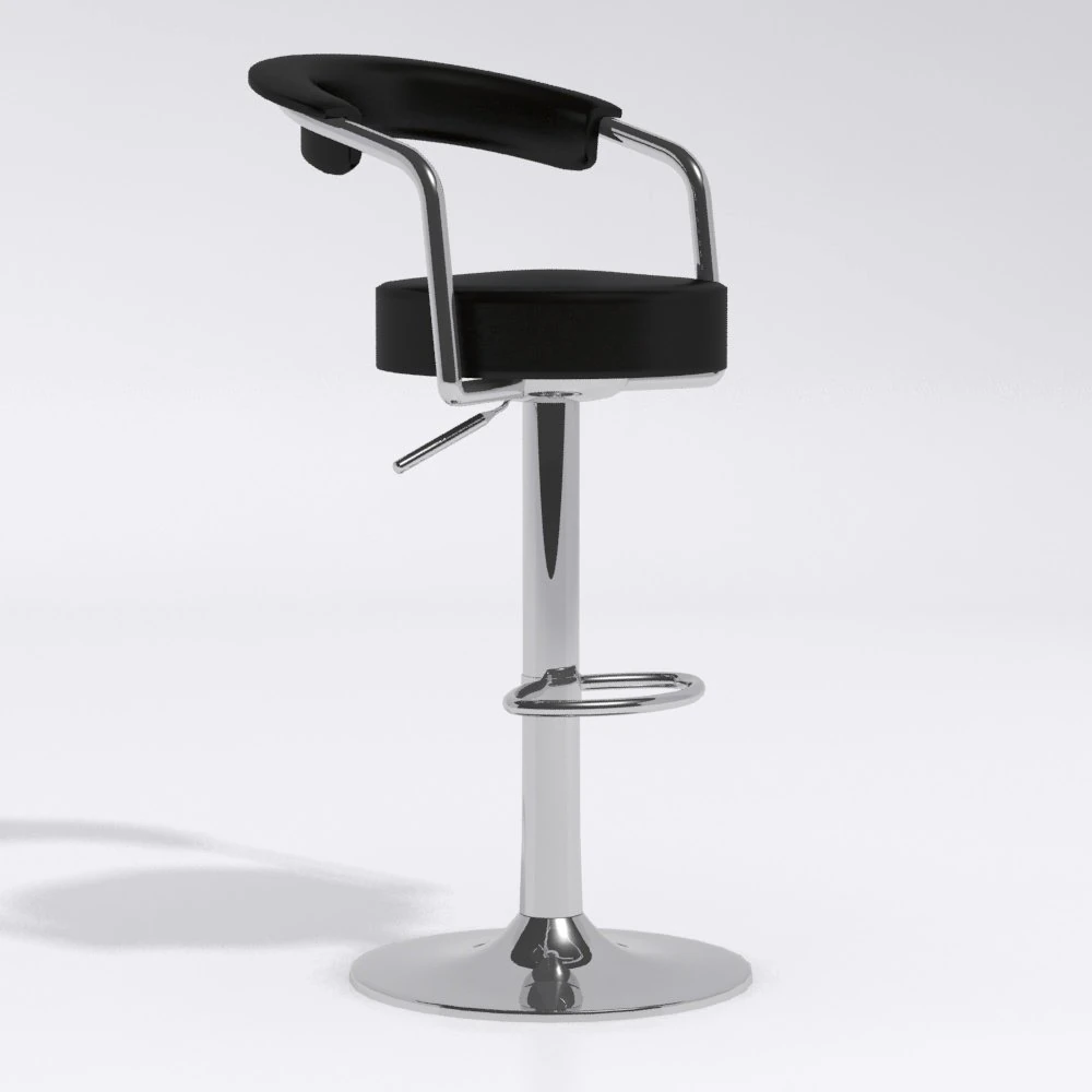 metropolitan swivel stool 3D Model .c4d .max .obj .3ds .fbx .stl .blend 