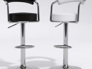 metropolitan swivel stool 3D Model