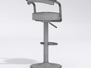 metropolitan swivel stool 3D Model