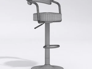metropolitan swivel stool 3D Model
