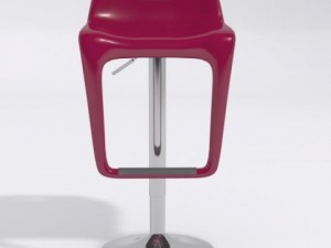 vitra bar stool 3D 模型