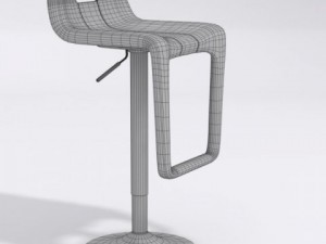 vitra bar stool 3D 模型