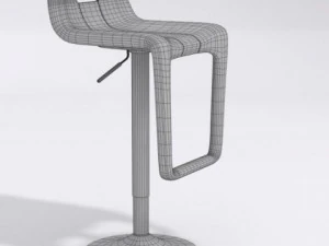 vitra bar stool 3D Model
