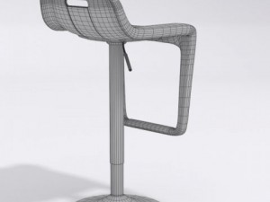 vitra bar stool 3D 模型