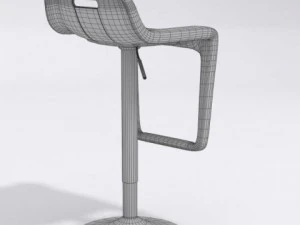 vitra bar stool 3D Model
