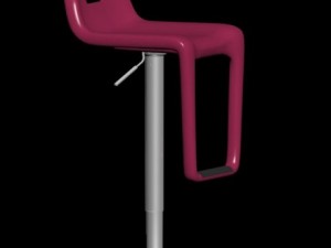 vitra bar stool 3D 模型