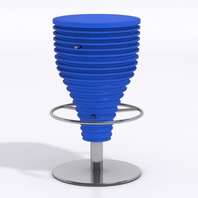 bongo bar stool Model 3D .c4d .max .obj .3ds .fbx .stl .blend