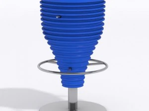 bongo bar stool 3D Model