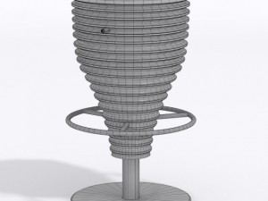 bongo bar stool Model 3D