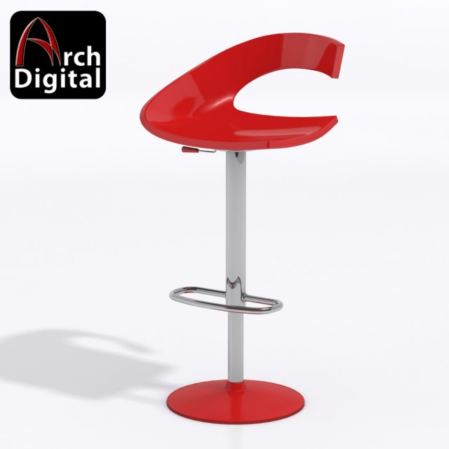 swing stool 3D Model .c4d .max .obj .3ds .fbx .stl .blend 