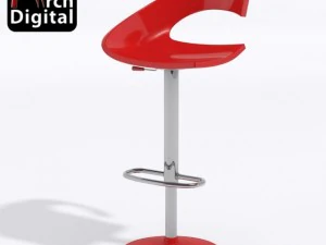 huśtawkowy stołek Model 3D