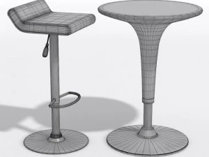 mojito bar stool 3D Model