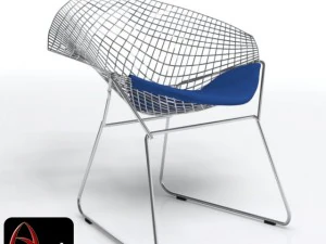 diamentowe krzesło Model 3D